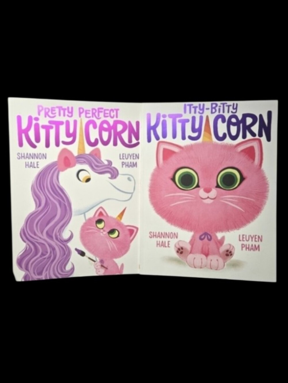 Scholastic Pretty Perfect Kitty Corn Book - Pink and Purple